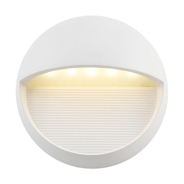Orbe 6.25" Outdoor Metal/Glass Integrated LED Wall Sconce